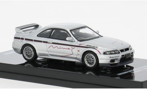 Nissan Skyline 1/64 INNO64 GR-R (R33) silber 1:64 modellautos