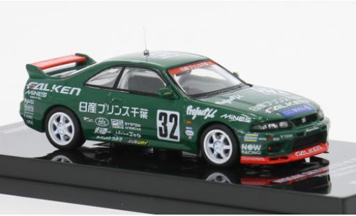 Modellautos Nissan Skyline 1/64 INNO64 GT-R (R33) Super Taikyu 24h Tokachi 1996 Prince Chiba Falken #32 1:64 Nissan Skyline 1/64 INNO64 GT-R (R33) Super Taikyu 24h Tokachi 1996 Prince Chiba Falken #32 1:64 modellautos