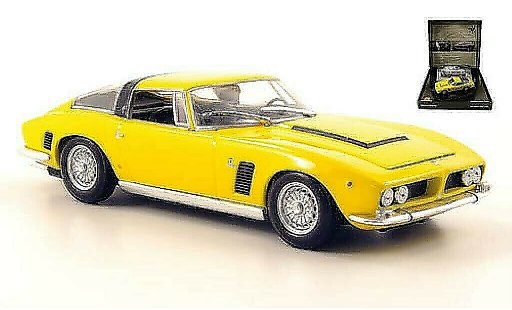 ISO Grifo Base 1/43 Minichamps gelb mit Heft und Pinn in Pras.-Box 1968 modellautos