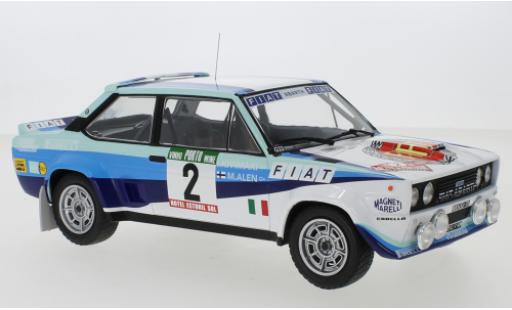 Modellautos Fiat 131 1/18 IXO Abarth No.2 Rallye WM Rally Portugal 1980 M.Alen/I.Kivimaki Fiat 131 1/18 IXO Abarth No.2 Rallye WM Rally Portugal 1980 M.Alen/I.Kivimaki modellautos