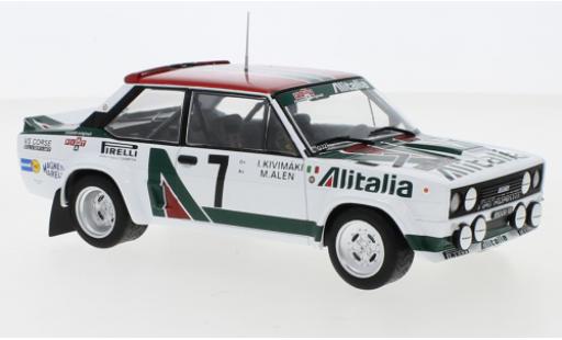 Modellautos Fiat 131 1/24 IXO Abarth No.5 Rally Acropolis 1978 W.Röhrl/C.Geistdörfer Fiat 131 1/24 IXO Abarth No.5 Rally Acropolis 1978 W.Röhrl/C.Geistdörfer modellautos