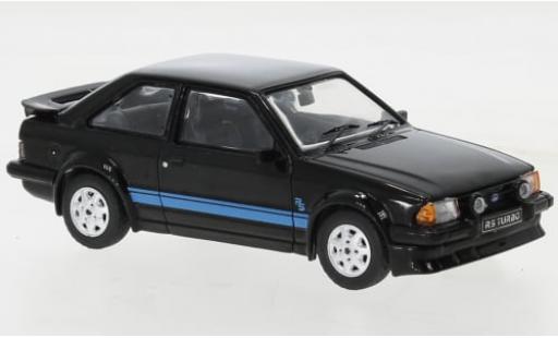 Ford Escort 1/43 IXO MK III RS Turbo schwarz 1984 1:43 modellautos