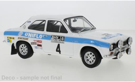 Modellautos Ford Escort 1/18 IXO MKI RS 1600 RHD No.4 Rallye WM RAC Rally 1972 Esso Blue R.Clark/T.Mason Ford Escort 1/18 IXO MKI RS 1600 RHD No.4 Rallye WM RAC Rally 1972 Esso Blue R.Clark/T.Mason modellautos