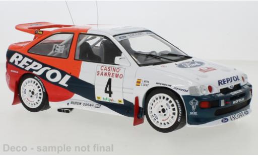 Modellautos Ford Escort 1/18 IXO RS Cosworth No.4 Repsol Rally San Remo 1996 C.Sainz/L.Moya Ford Escort 1/18 IXO RS Cosworth No.4 Repsol Rally San Remo 1996 C.Sainz/L.Moya modellautos