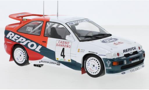 Modellautos Ford Escort 1/24 IXO RS Cosworth No.4 Repsol Rallye WM Rallye San Remo 1996 C.Sainz/L.Moya Ford Escort 1/24 IXO RS Cosworth No.4 Repsol Rallye WM Rallye San Remo 1996 C.Sainz/L.Moya modellautos