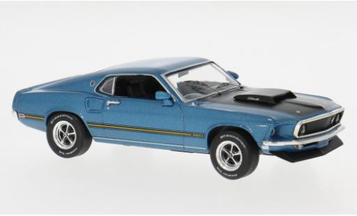 Ford Mustang 1/43 IXO Mach 1 blau 1969 1:43 modellautos