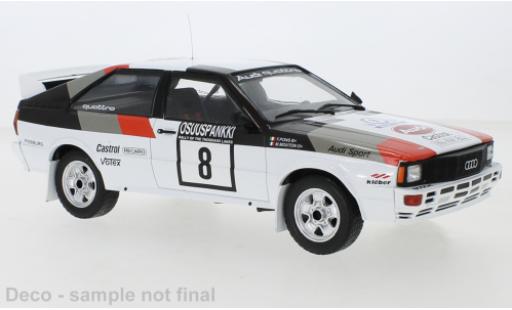 Modellautos Audi Quattro 1/18 IXO No.8 1000 Lakes Rally 1982 Audi Quattro 1/18 IXO No.8 1000 Lakes Rally 1982 modellautos