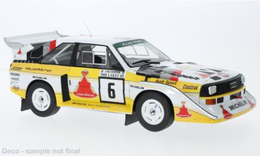 Modellautos Audi Sport Quattro 1/18 IXO Sport quattro S1 E2 No.6 1000 Lakes Rally 1985 Audi Sport Quattro 1/18 IXO Sport quattro S1 E2 No.6 1000 Lakes Rally 1985 modellautos