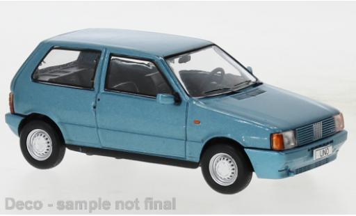 Fiat Uno 1/43 IXO metallise bleu 1983 modellautos