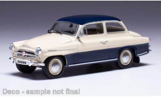 Skoda Octavia 1/43 IXO beige/bleu 1959 modellautos