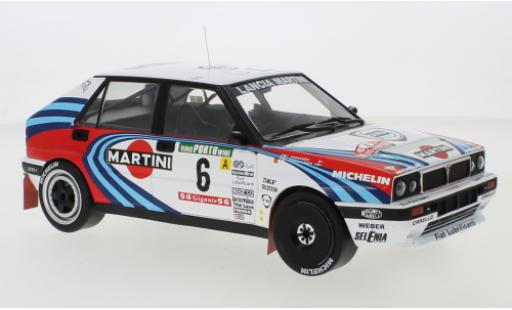 Modellautos Lancia Delta 1/18 IXO Integrale 16V No.6 Martini Martini Rallye WM Rally Portugal 1990 J.Kankkunen/J.Piironen Lancia Delta 1/18 IXO Integrale 16V No.6 Martini Martini Rallye WM Rally Portugal 1990 J.Kankkunen/J.Piironen modellautos