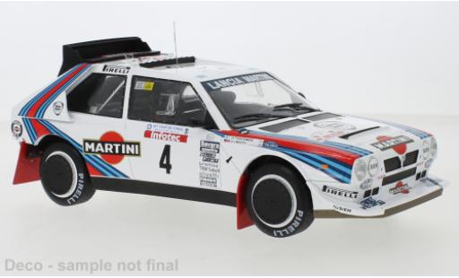 Lancia Delta 1/18 IXO S4 No.4 Martini Racing Martini Tour de Corse 1986 H.Toivonen/S.Cresto modellautos
