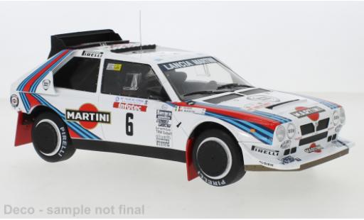 Lancia Delta 1/18 IXO S4 No.6 Martini Racing Martini Tour de Corse 1986 M.Biasion/T.Siviero modellautos