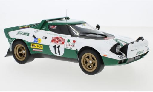 Modellautos Lancia Stratos 1/18 IXO HF No.11 Alitalia Rallye WM Rally San Remo 1975 B.Waldegaard/H.Thorszelius Lancia Stratos 1/18 IXO HF No.11 Alitalia Rallye WM Rally San Remo 1975 B.Waldegaard/H.Thorszelius modellautos