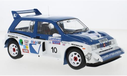 Modellautos MG Metro 1/18 IXO 6R4 RHD No.10 Computervision RAC Rally 1986 M.Wilson/N.Harris MG Metro 1/18 IXO 6R4 RHD No.10 Computervision RAC Rally 1986 M.Wilson/N.Harris modellautos