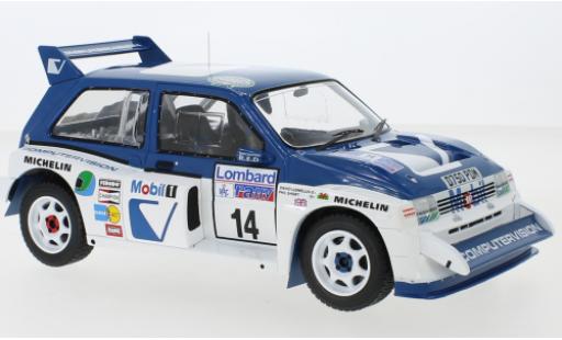 Modellautos MG Metro 1/18 IXO 6R4 RHD No.14 Rallye WM RAC Rally 1986 D.Llewellin/P.Short MG Metro 1/18 IXO 6R4 RHD No.14 Rallye WM RAC Rally 1986 D.Llewellin/P.Short modellautos