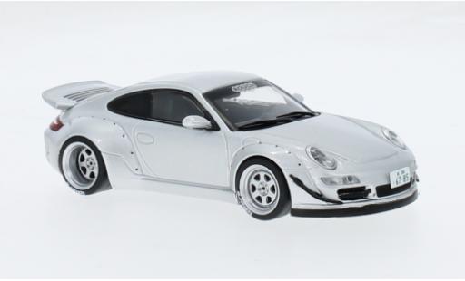 Porsche 997 RWB 1/43 IXO silber 1:43 modellautos