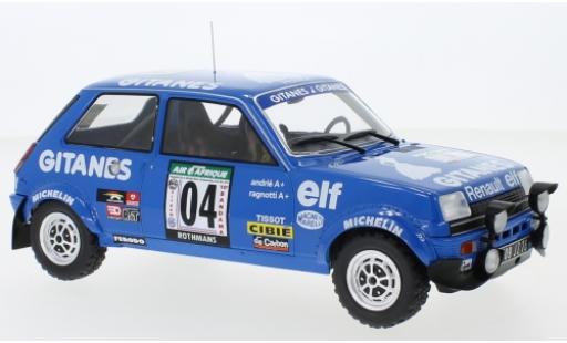 Modellautos Renault 5 1/18 IXO Alpine No.4 Gitanes Rallye Bandama 1978 J.Ragnotti/J-M.Andrie Renault 5 1/18 IXO Alpine No.4 Gitanes Rallye Bandama 1978 J.Ragnotti/J-M.Andrie modellautos