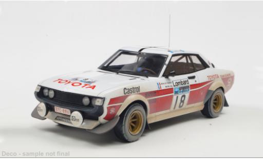 Toyota Celica 1/18 IXO 2000 GT (RA21) No.18 RAC Rally 1977 1:18 modellautos