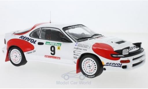 Modellautos Toyota Celica 1/18 IXO GT-Four ST185 No.9 Team Europe Rallye WM Rallye Portugal 1992 M.Alen/I.Kivimaki Toyota Celica 1/18 IXO GT-Four ST185 No.9 Team Europe Rallye WM Rallye Portugal 1992 M.Alen/I.Kivimaki modellautos