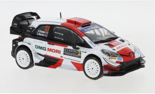 Modellautos Toyota Yaris 1/43 IXO WRC No.33 Rallye WM Rally Monte Carlo 2021 E.Evans/S.Martin Toyota Yaris 1/43 IXO WRC No.33 Rallye WM Rally Monte Carlo 2021 E.Evans/S.Martin modellautos