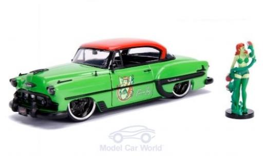 Chevrolet Bel Air 1/24 Jada Toys Hardtop Poison Ivy 1953 mit Figur DC Comics Bombss modellautos