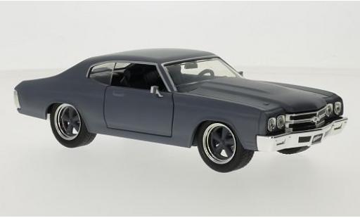 Chevrolet Chevelle 1/24 Jada Toys SS matt-grau Fast & Furious 1970 Doms modellautos