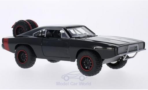 Dodge Charger 1/24 Jada Toys R/T Off Road schwarz/rot Fast & Furious 1970 Doms Offroad modellautos