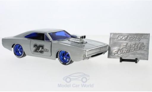 Dodge Charger 1/24 Jada Toys R/T silber 1970 modellautos