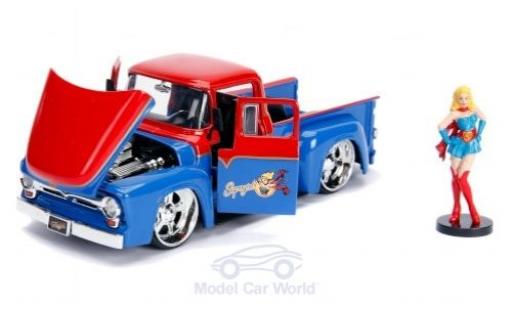 Ford F-1 1/24 Jada Toys 00 Supergirl 1956 mit Figur DC Comics Bombss modellautos