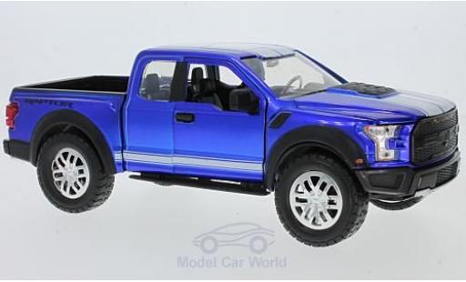 Ford F-1 1/24 Jada Toys 50 mettalic blau/weiss 2017 mit Tuningrädern modellautos