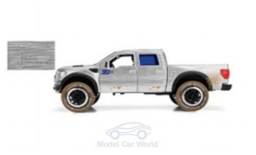 Ford F-1 1/24 Jada Toys 50 SVT Raptor grau/blau 2011 mit Schmutzeffekt modellautos