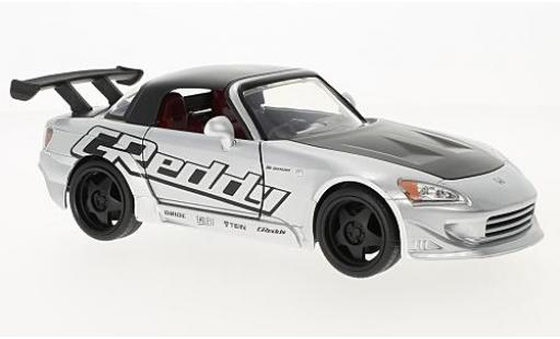 Honda S2000 1/24 Jada Toys silber/schwarz 2001 modellautos