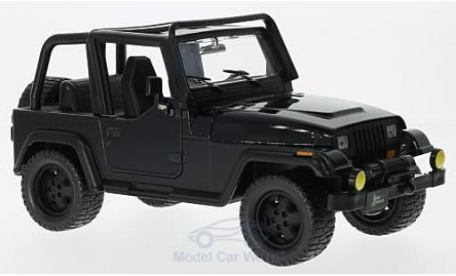 Jeep Wrangler 1/24 Jada Toys schwarz 1992 ohne Vitrine modellautos