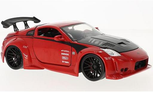 Nissan 350Z 1/24 Jada Toys rot/schwarz 2003 modellautos