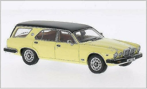 Jaguar XJ Series III 1/43 Matrix SIII gelb/schwarz modellautos