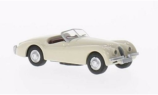 Jaguar XK 120 1/87 Schuco beige modellautos