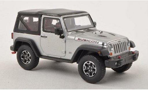 Jeep Wrangler Rubicon 1/43 Greenlight 10th Anniversary grau-grau 2013 modellautos