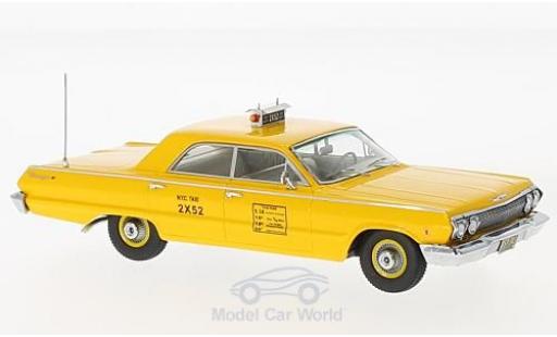 Chevrolet Biscayne 1/43 Kess gelb N.Y.C Taxi 1963 modellautos