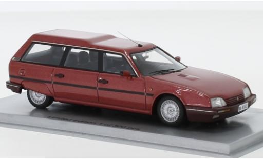 Citroen CX 1/43 Kess 25 TRD Turbo 2 Break mettalic rot 1986 modellautos