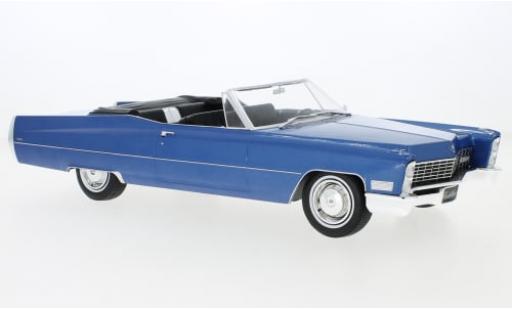 Cadillac Deville 1/18 KK Scale DeVille Cabriolet metallise blau 1967 1:18 modellautos