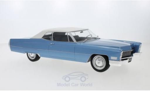 Modellautos Cadillac Deville 1/18 KK Scale DeVille Cabrio mettalic blau/weiss 1968 mit Softtop Cadillac Deville 1/18 KK Scale DeVille Cabrio mettalic blau/weiss 1968 mit Softtop modellautos