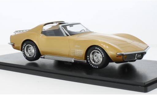 Modellautos Chevrolet Corvette 1/18 KK Scale (C3) metallise beige 1972 1:18 Chevrolet Corvette 1/18 KK Scale (C3) metallise beige 1972 1:18 modellautos