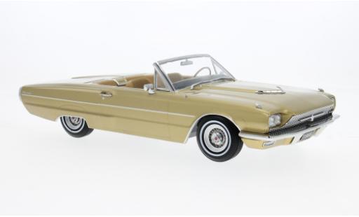 Modellautos Ford Thunderbird 1/18 KK Scale Cabriolet gold 1966 1:18 Ford Thunderbird 1/18 KK Scale Cabriolet gold 1966 1:18 modellautos