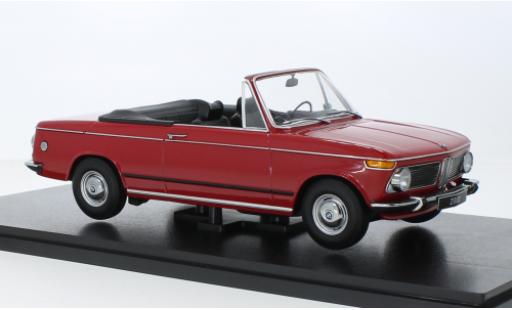 Bmw 2002 1/18 KK Scale cabriolet rouge 1968 modellautos