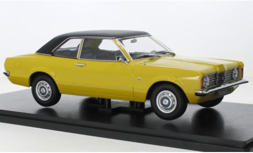 Modellautos Ford Taunus 1/18 KK Scale 1300 L (TC1) jaune/noire 1971 Ford Taunus 1/18 KK Scale 1300 L (TC1) jaune/noire 1971 modellautos