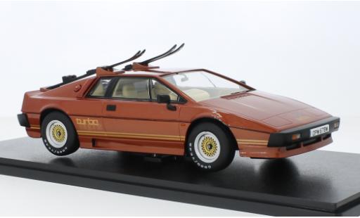 Modellautos Lotus Esprit 1/18 KK Scale Turbo le cuivre/doré RHD 1981 Lotus Esprit 1/18 KK Scale Turbo le cuivre/doré RHD 1981 modellautos