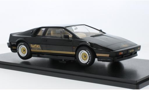 Modellautos Lotus Esprit 1/18 KK Scale Turbo noire/doré RHD 1981 Lotus Esprit 1/18 KK Scale Turbo noire/doré RHD 1981 modellautos