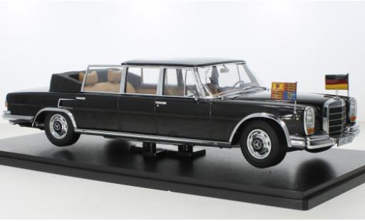 Modellautos Mercedes 600 1/18 KK Scale (W100) Landaulet metallise noire Queen Elizabeth II/Kiesinger 1965 Mercedes 600 1/18 KK Scale (W100) Landaulet metallise noire Queen Elizabeth II/Kiesinger 1965 modellautos