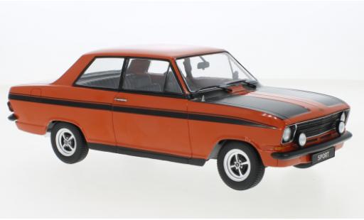 Opel Kadett 1/18 KK Scale B Sport rot/matt-schwarz 1973 modellautos